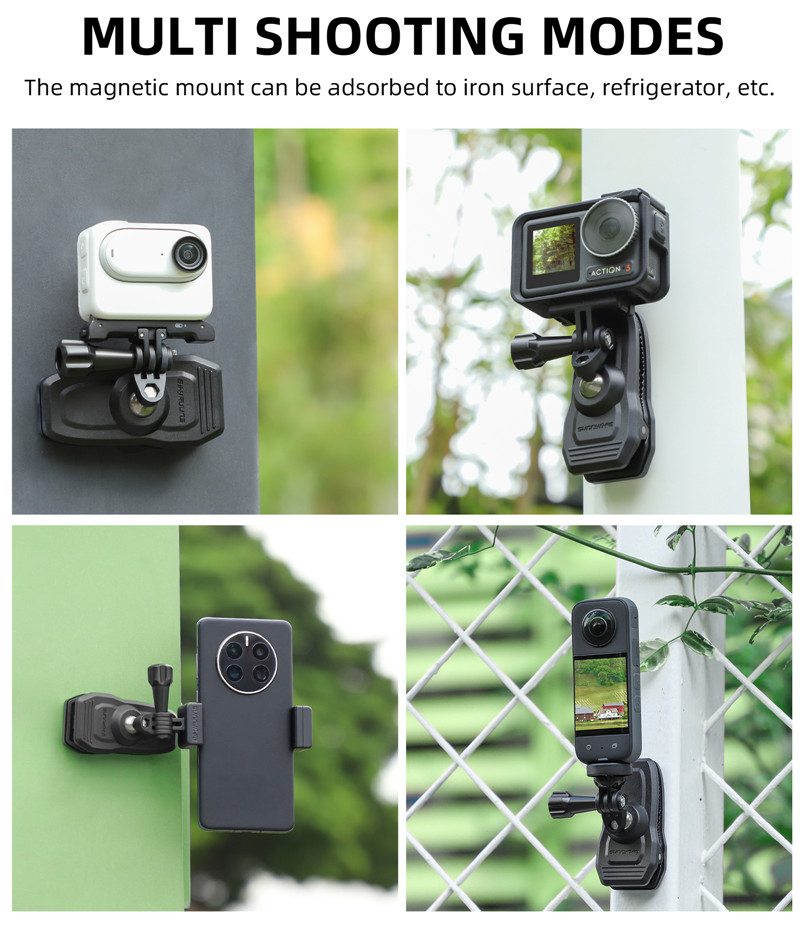คลิปหนีบแม่เหล็กสำหรับกล้องแอค - Drone Camera Action บทวิจารณ์และราคา